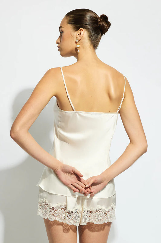 Ginia - Lace Silk Cami