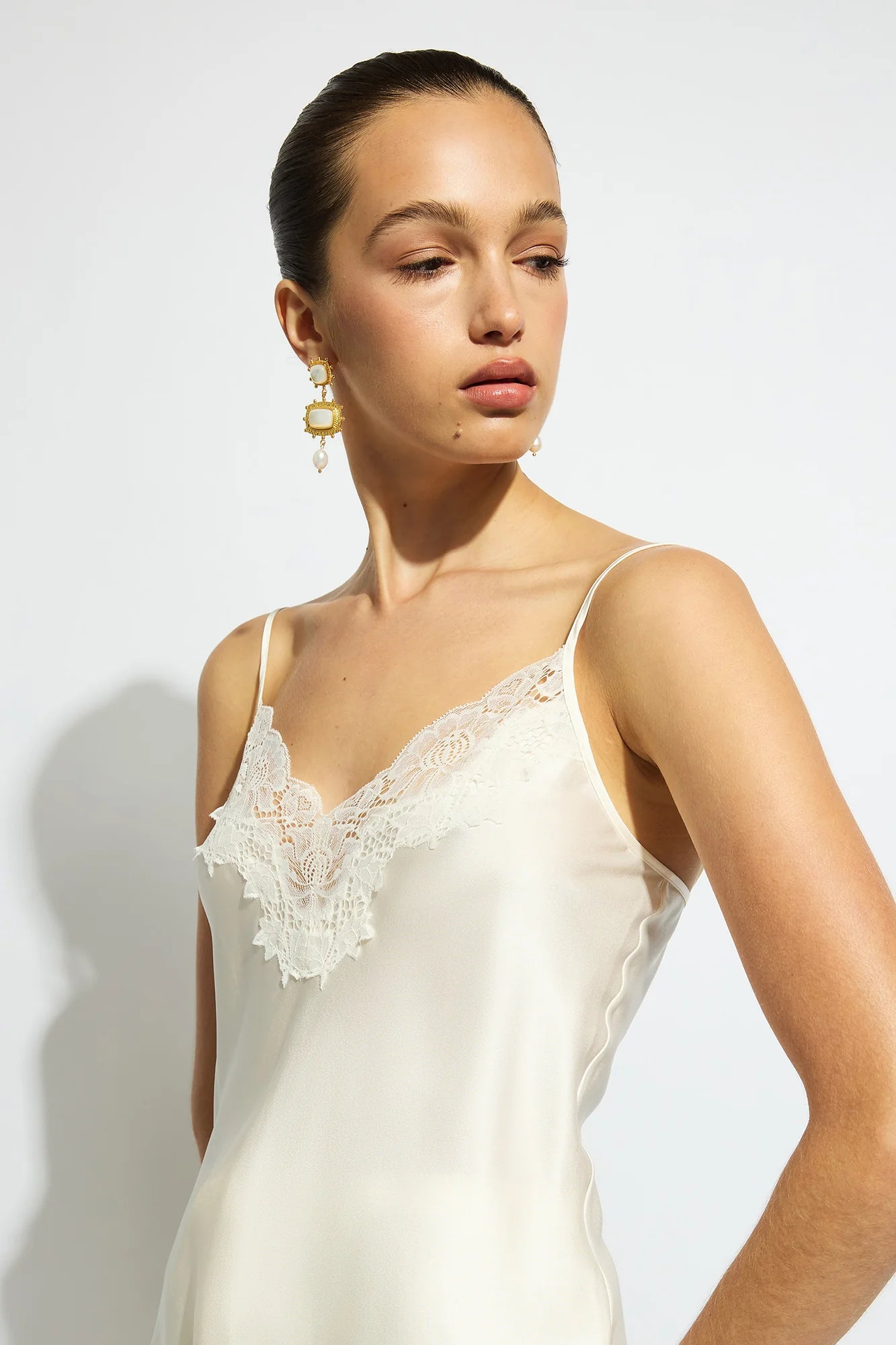 Ginia - Lace Silk Cami