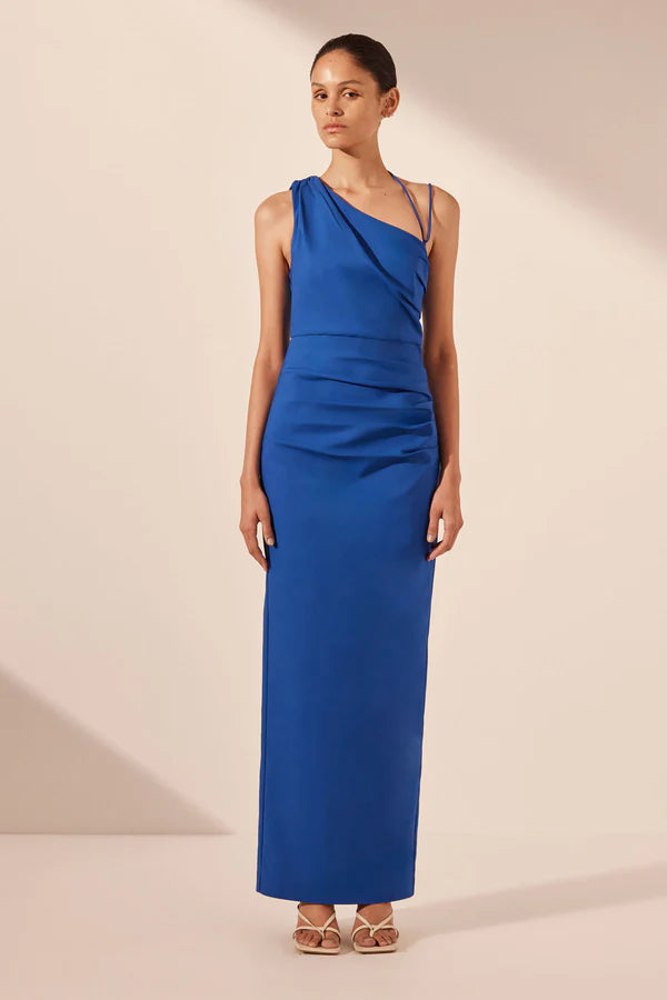 Shona Joy - Lani Asymmetrical Gathered Maxi Dress Mixed Lollies ASP Shona Joy - Lani Asymmetrical Gathered Maxi Dress Mixed Lollies ASP