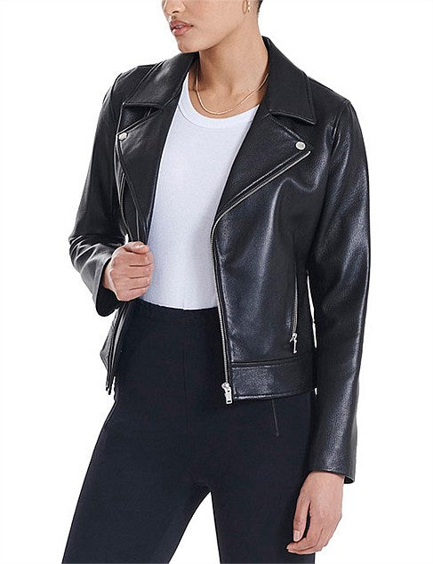 Ena Pelly - Essential Biker Leather Jacket **AUTOMATIC 20% OFF AT CHECKOUT **