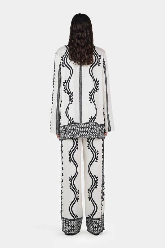 Hansen & Getel -Allora Shirt Geo Waves