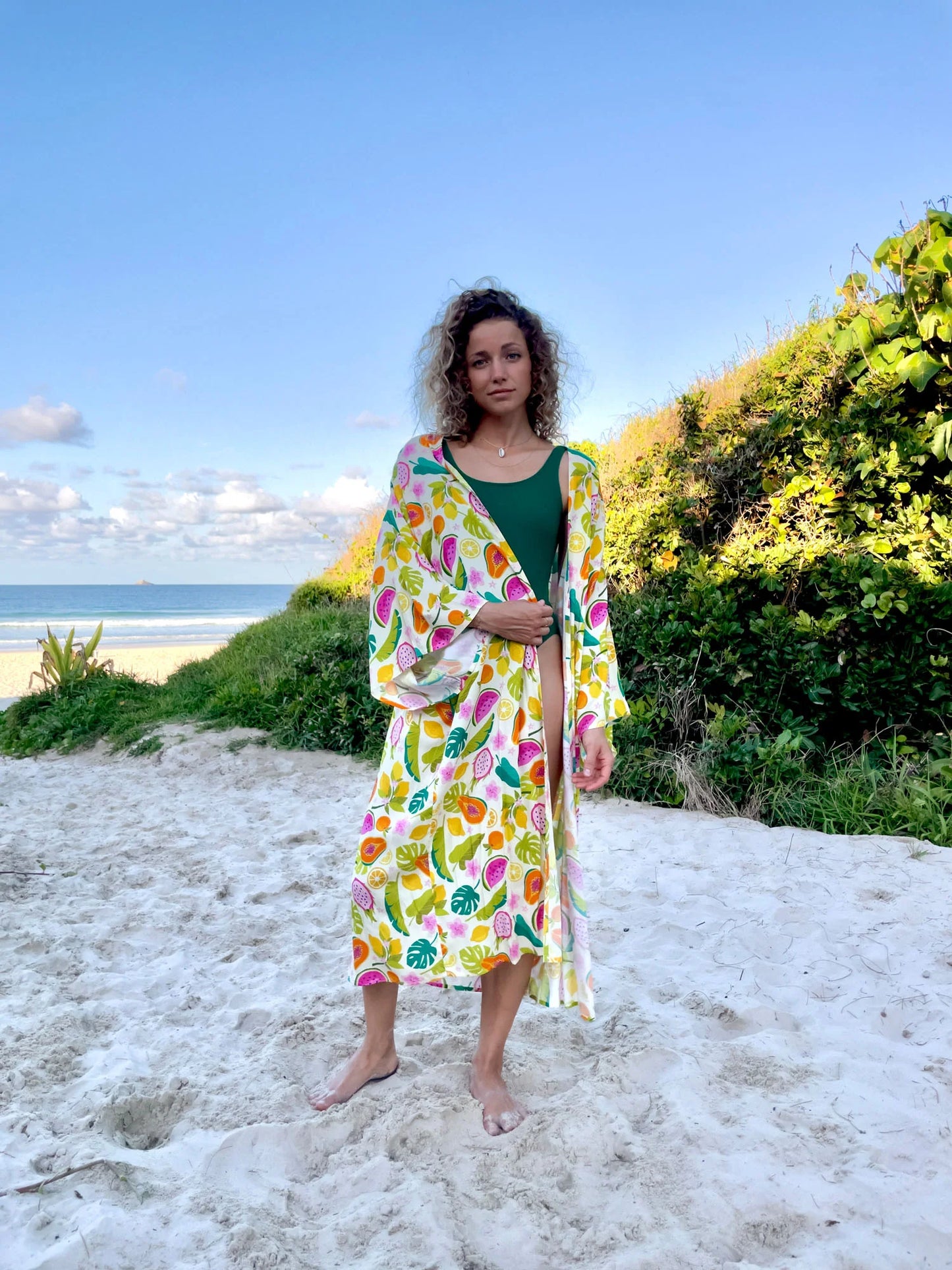 Nakoa the Label - Ayla Maxi Kimono - Fruit Fiesta