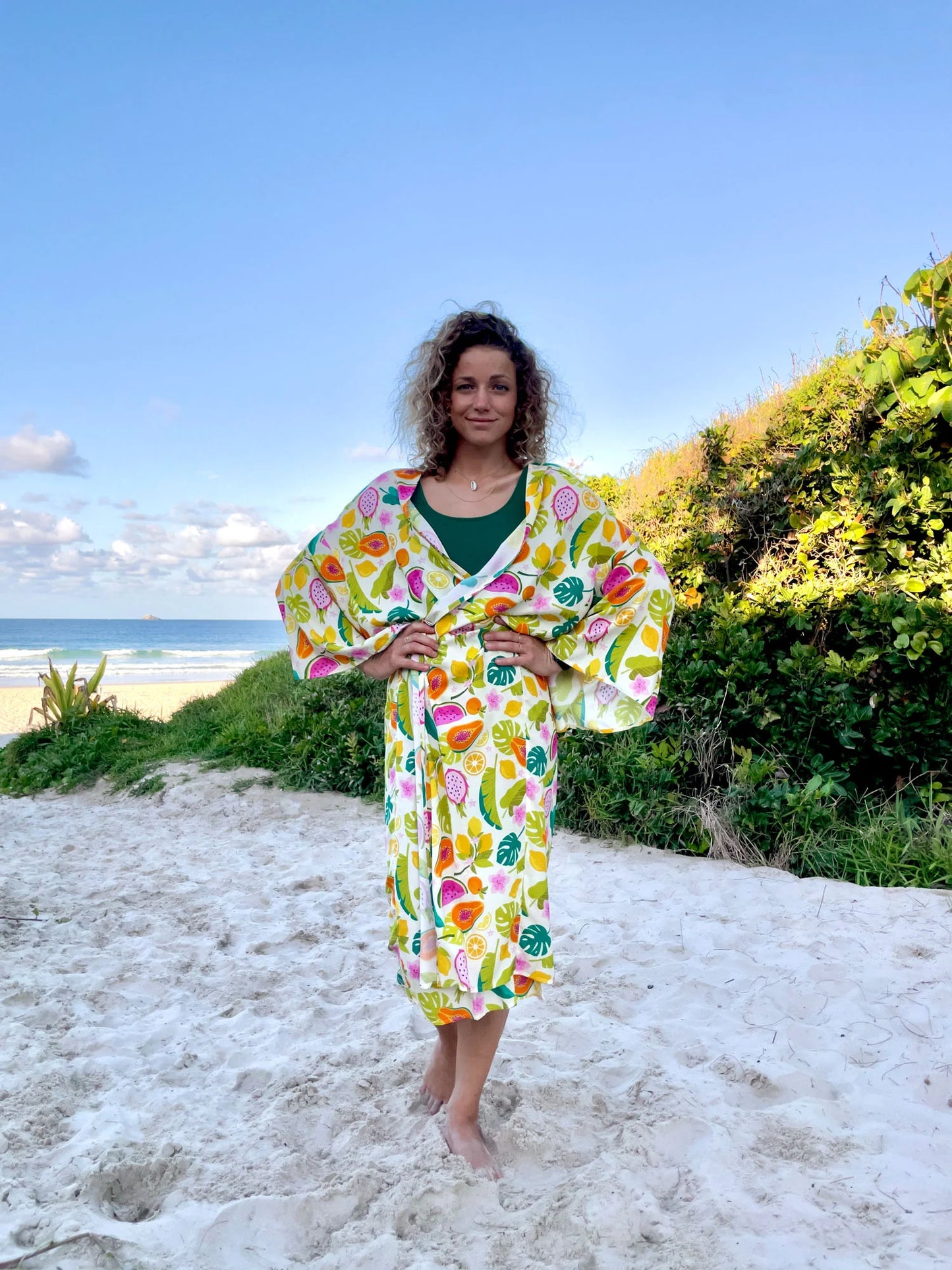 Nakoa the Label - Ayla Maxi Kimono - Fruit Fiesta