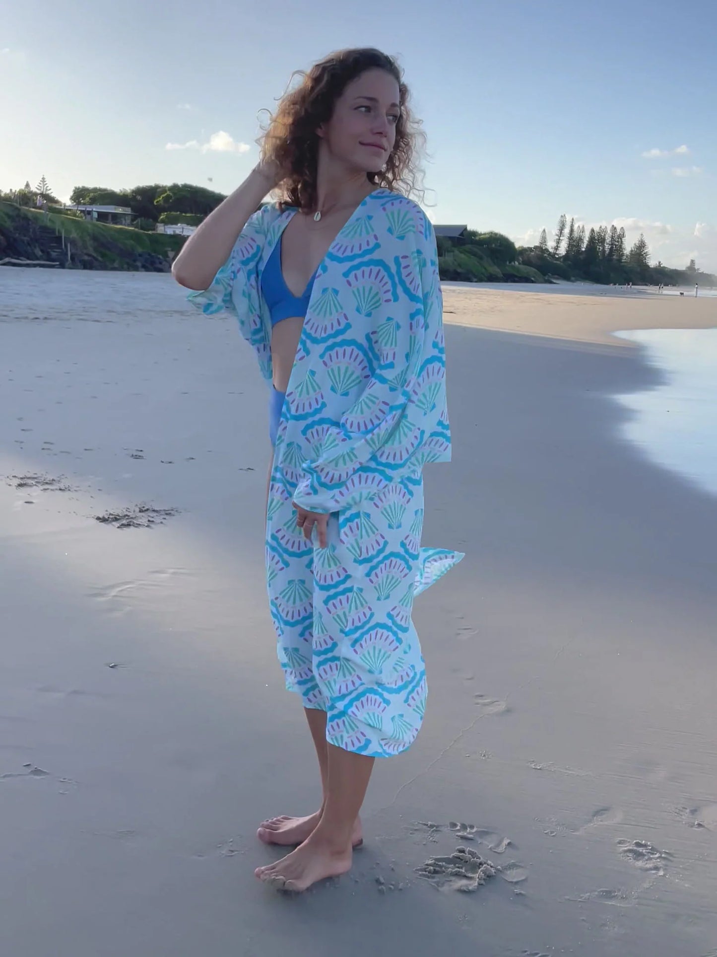 Nakoa the Label - Ayla Maxi Kimono - Shell Spell