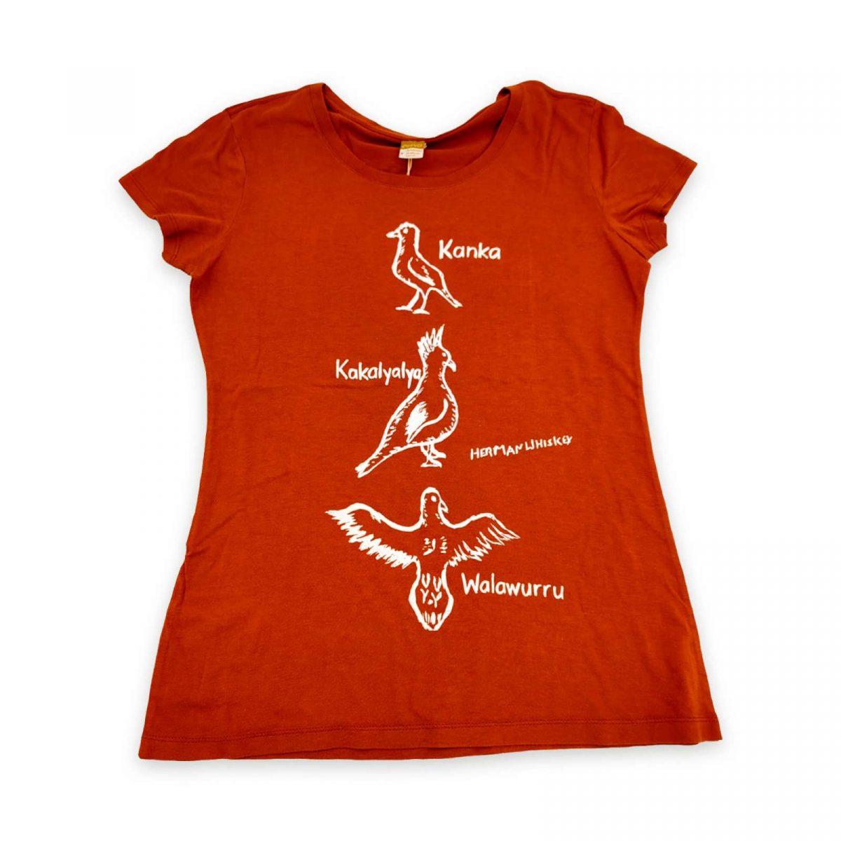 Ikuntji - Birds Hand Screen Printed T-Shirt
