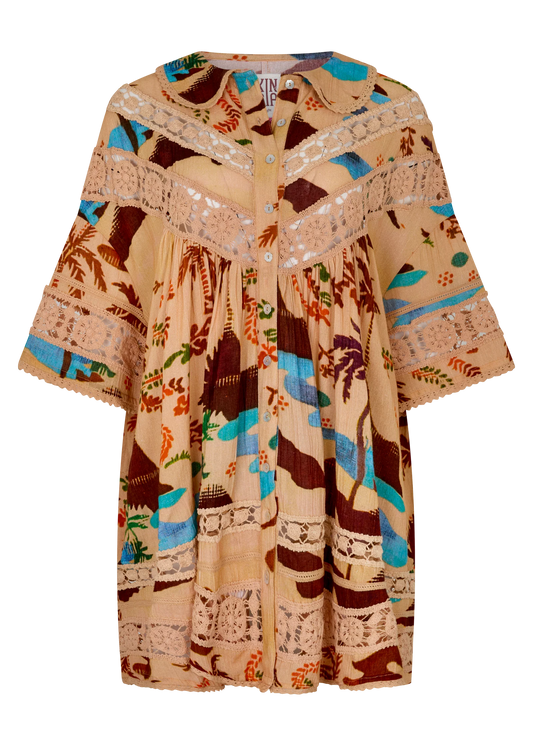 Kinga Csilla - ISLAND NOLA BUTTON DOWN DRESS