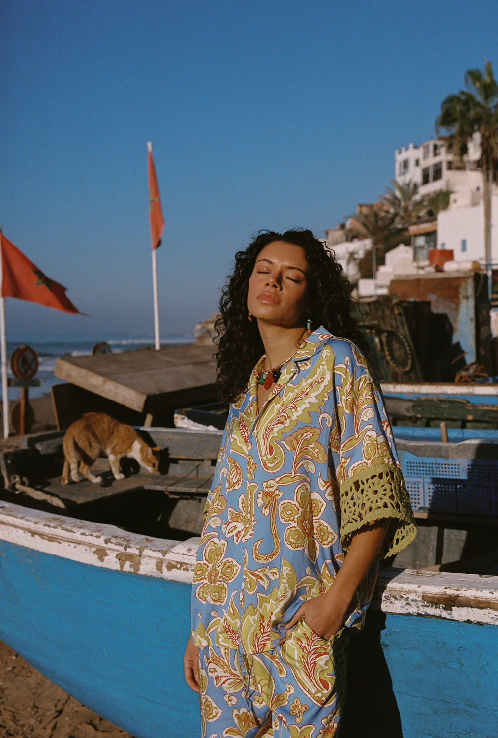 Kinga Csilla - BLUE MILLER LIU BLOUSE