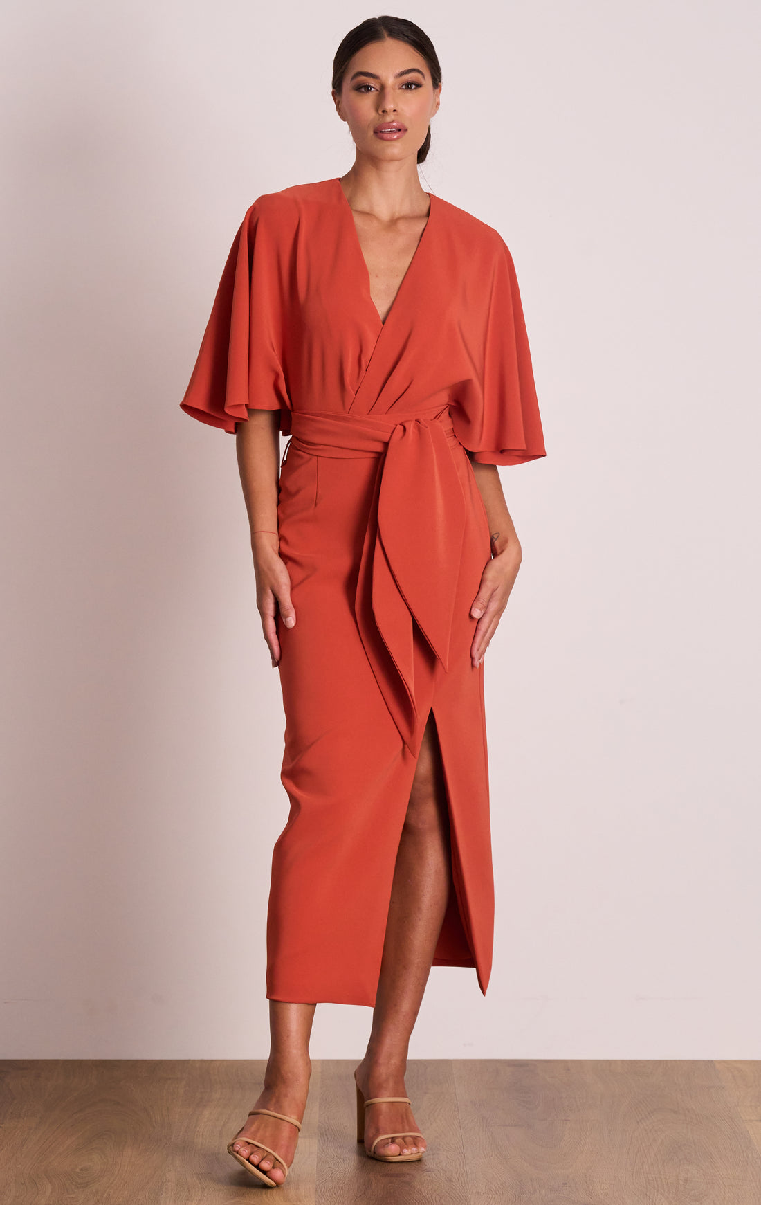 Pasduchas songbird clearance ruffle midi dress