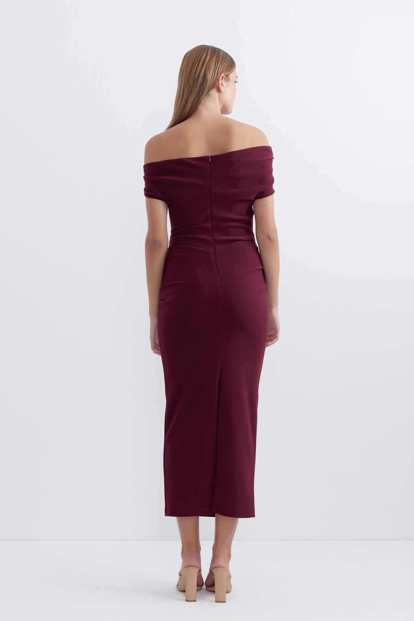 Pasduchas - Evie Shoulder Midi - Wine