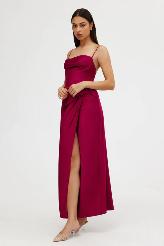 Significant Other - Esme Maxi Dress - Raspberry ** FINAL SALE NO RETURNS **