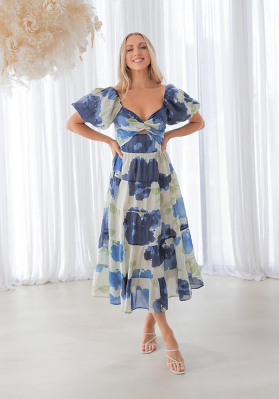 Ebby And I - Floral Maxi Dress