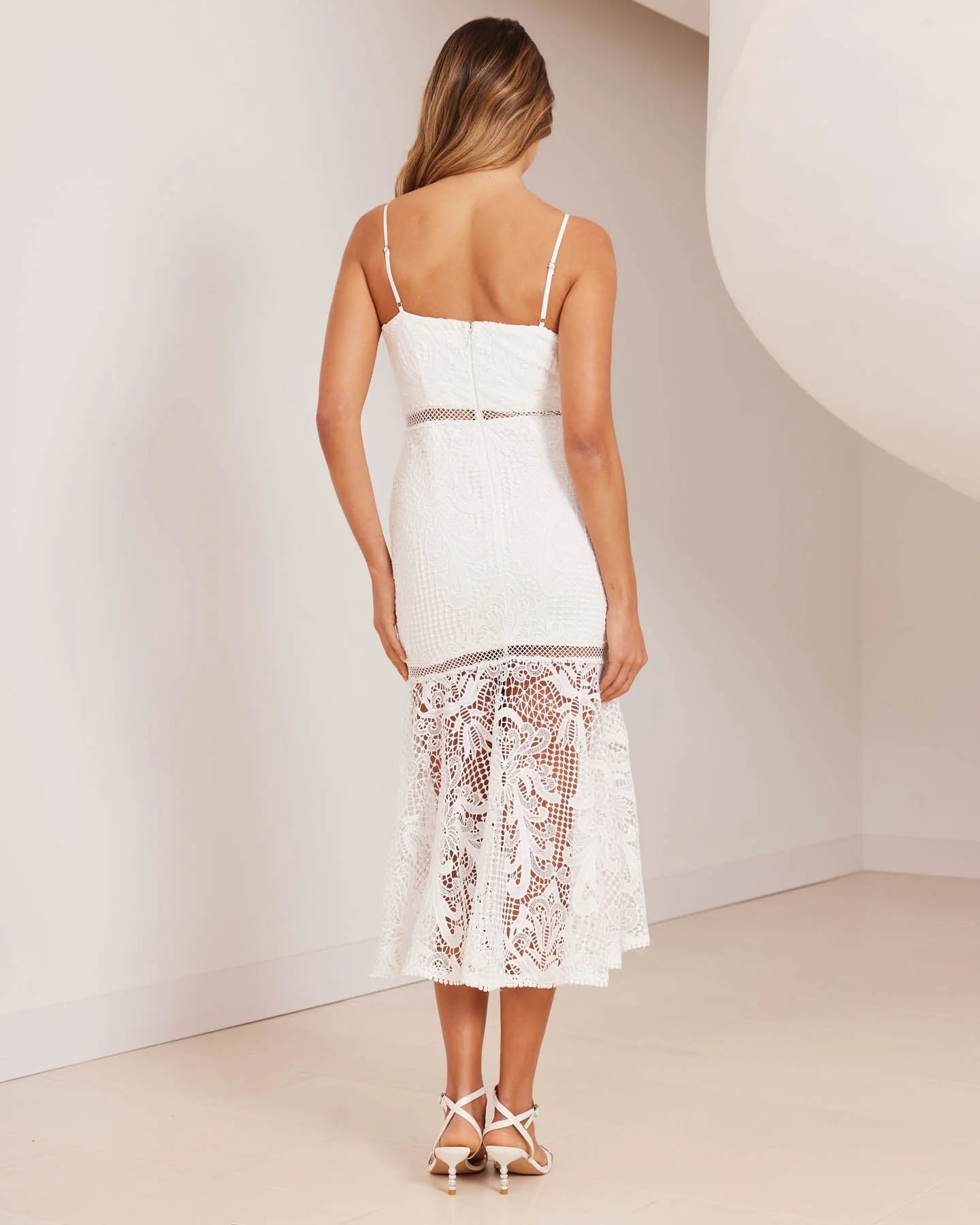 Two Sisters - Adeline Dress-White