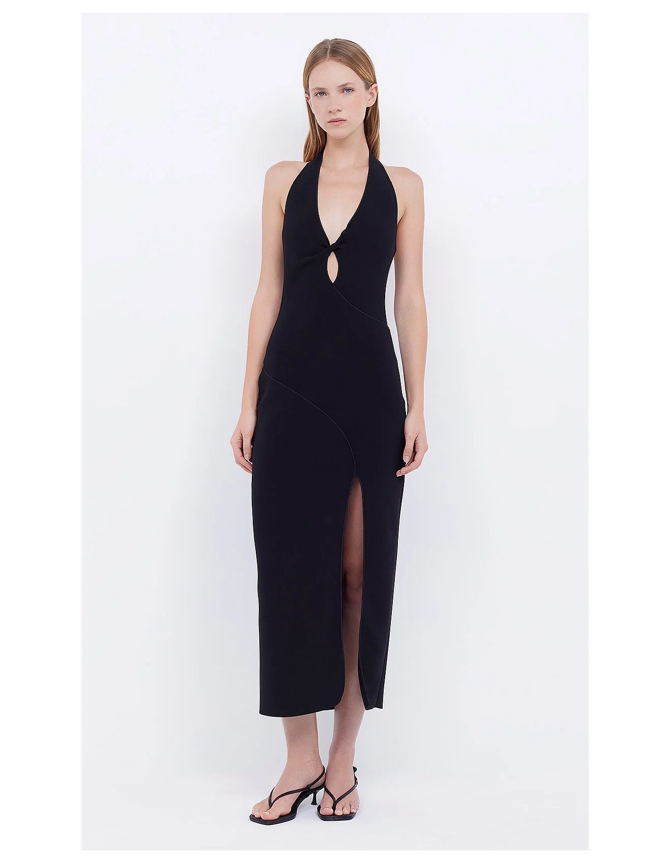Bec & Bridge - Odeya Halter Dress - Black Mixed Lollies ASP Bec & Bridge - Odeya Halter Dress - Black Mixed Lollies ASP