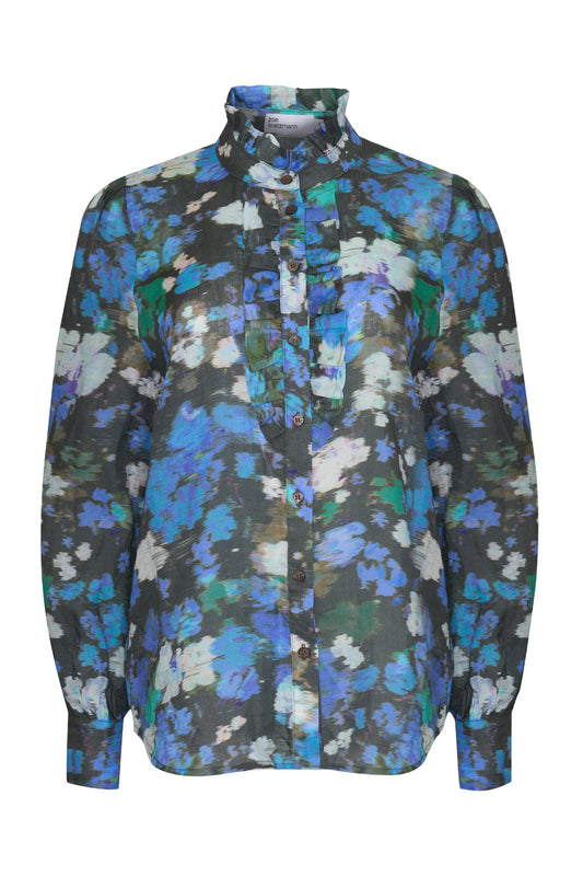 Zoe Kratzmann - dialect top - forest blur