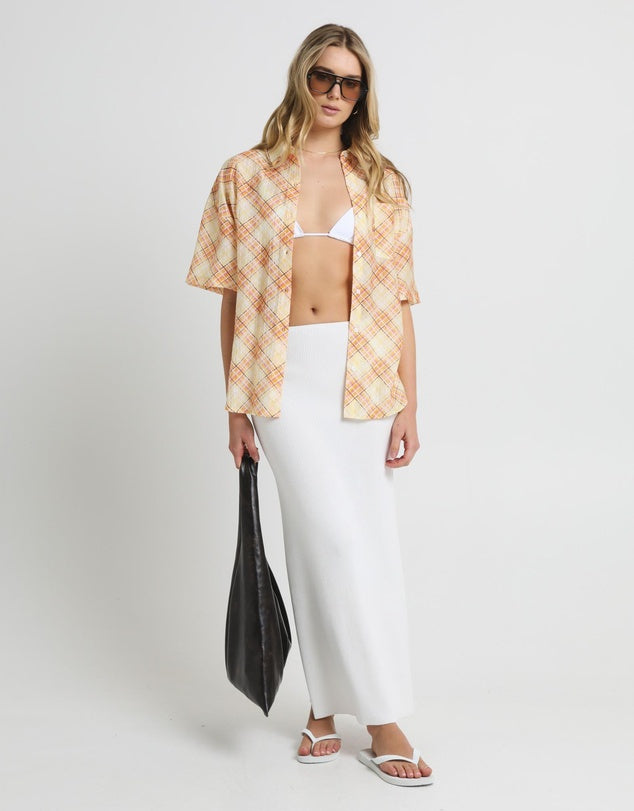 Subtitled - Nahla Oversized Check Shirt