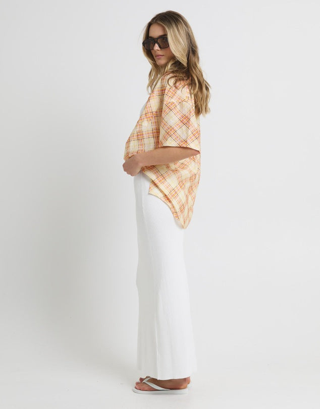 Subtitled - Nahla Oversized Check Shirt