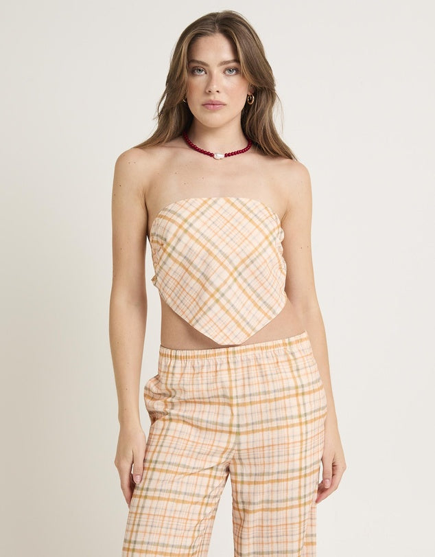 Subtitled- Ellery Printed Bandeau Top