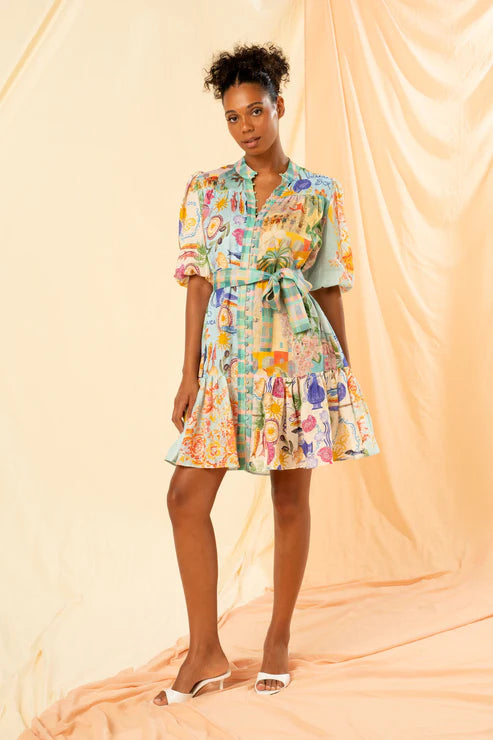 Kachel - Nella Mini Shirt Dress