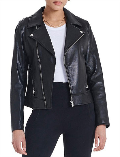 Ena Pelly - Essential Biker Leather Jacket