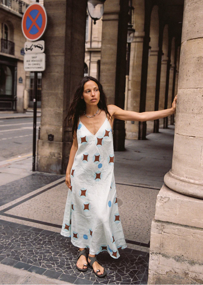 Kinga Csilla - AQUARIUS SIA SLIP DRESS
