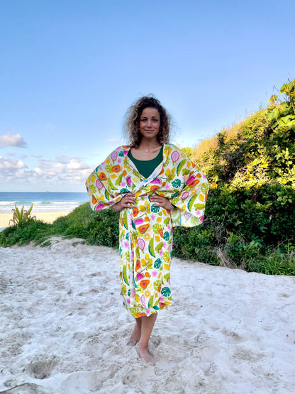 Nakoa the Label - Ayla Maxi Kimono - Fruit Fiesta