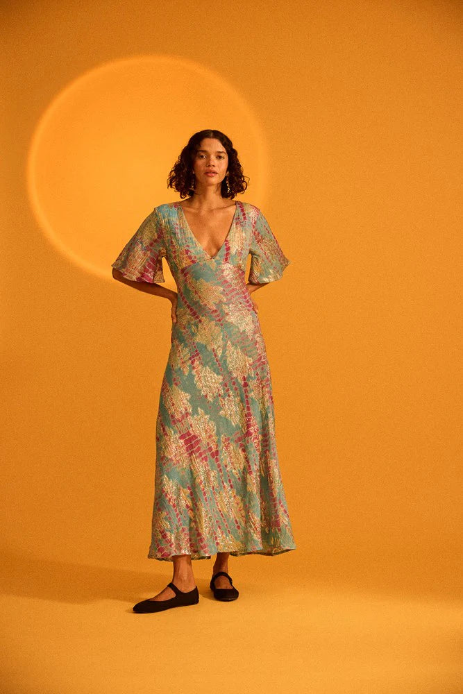 Kinga Csilla - HANABI FEVER BIAS MAXI DRESS