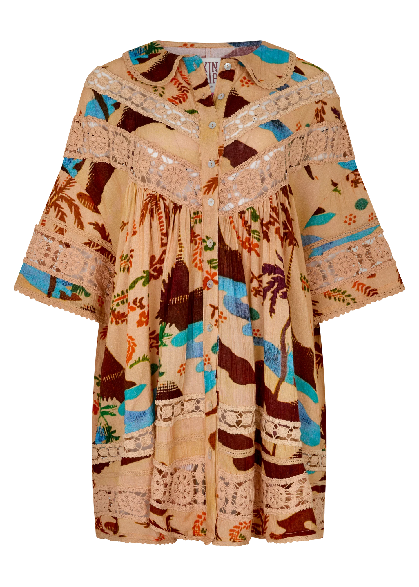 Kinga Csilla - ISLAND NOLA BUTTON DOWN DRESS