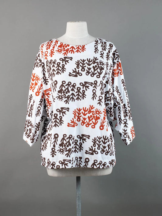 Ikuntji - Kuruyultu Flowers - Ingrid Top