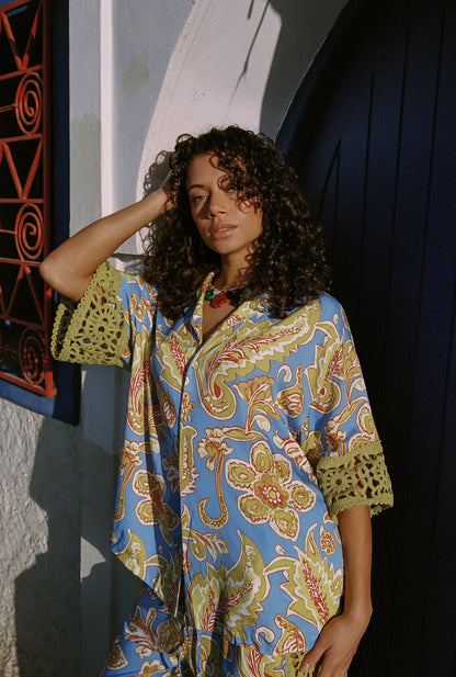 Kinga Csilla - BLUE MILLER LIU BLOUSE