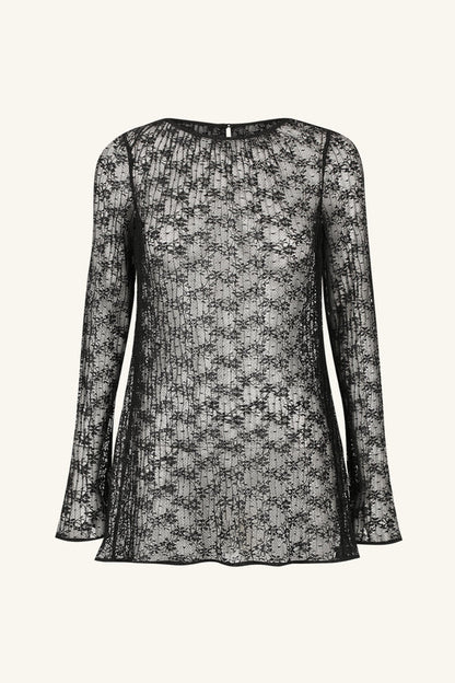 Shona Joy - Sol Lace Long Sleeve Tunic Top