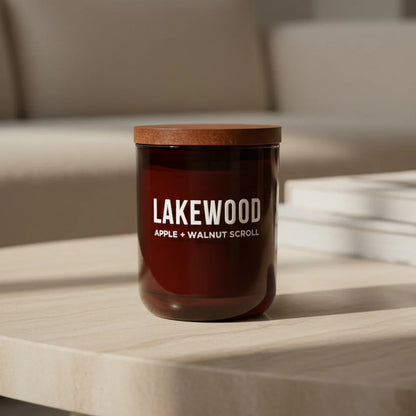 Lakewood candles - Apple + Walnut Scroll