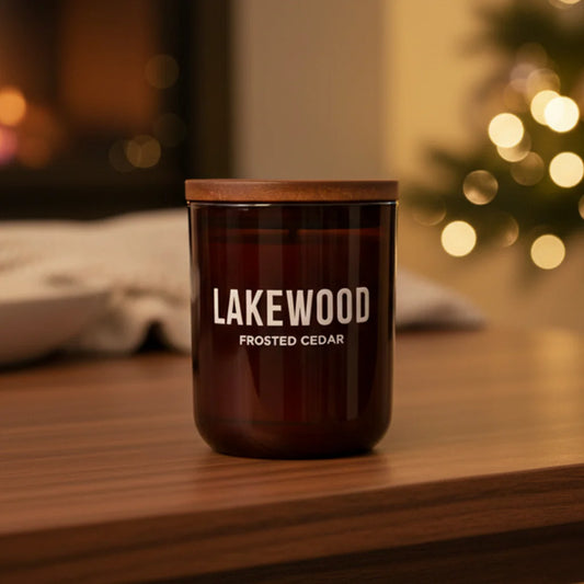 Lakewood candles - Frosted Cedar