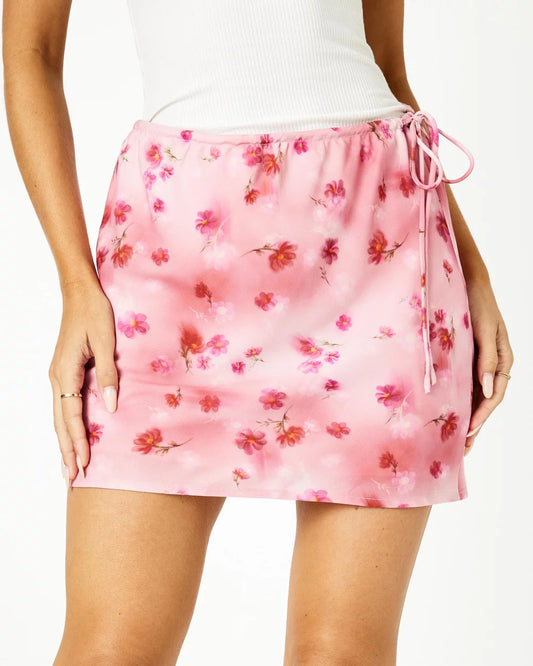 Dazie - Cherry Blossom Mini Skirt