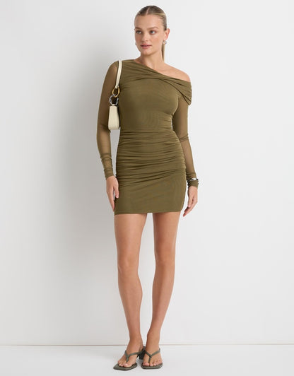 Dazie - Girls Night Mesh Mini Dress