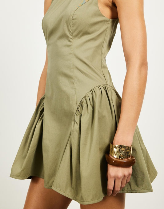 Lover - Aviva Gathered Hem Mini Dress