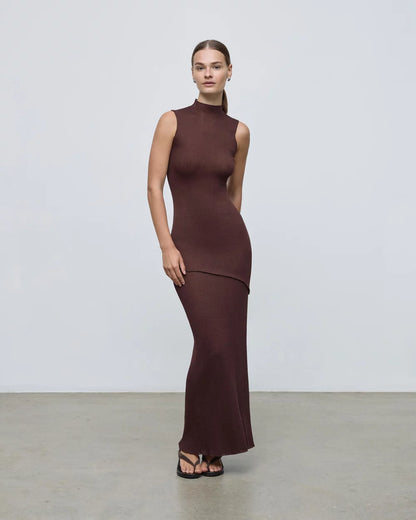 Lover - Elara Semi Sheer Knitted Dress