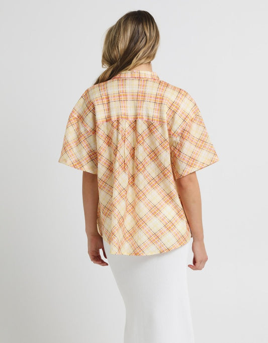 Subtitled - Nahla Oversized Check Shirt