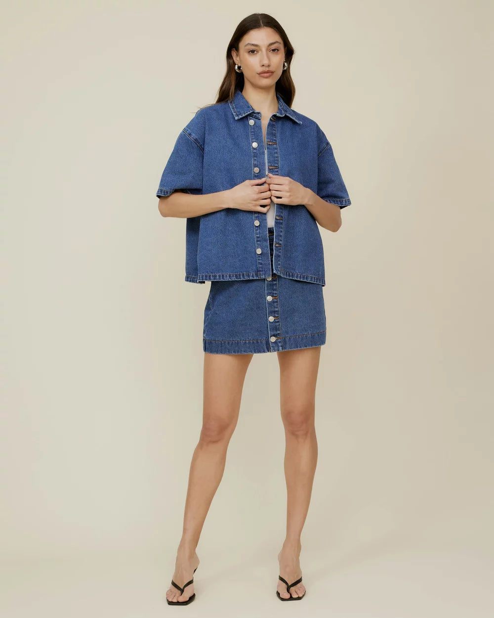 The fated - Margot Denim Shirt