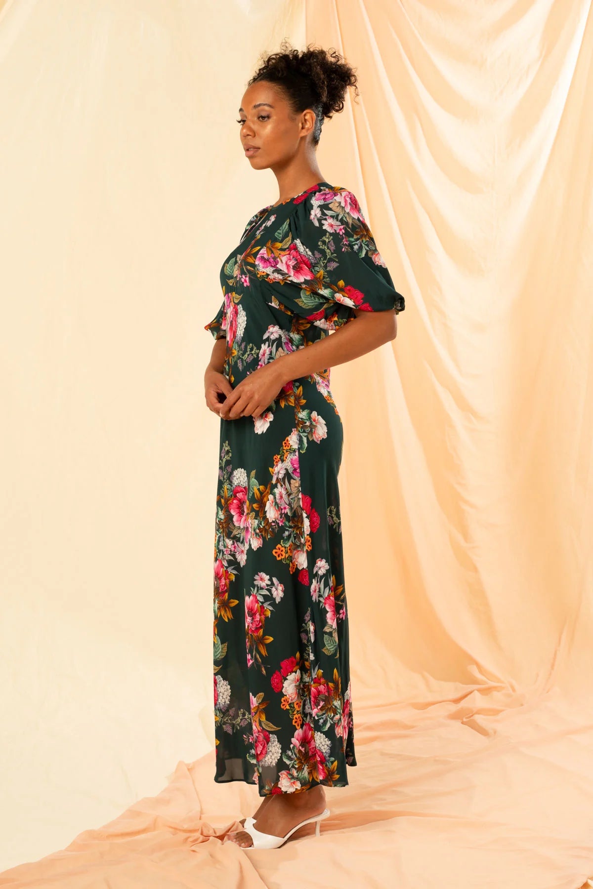 Kachel - Carolina Puff Sleeve Maxi